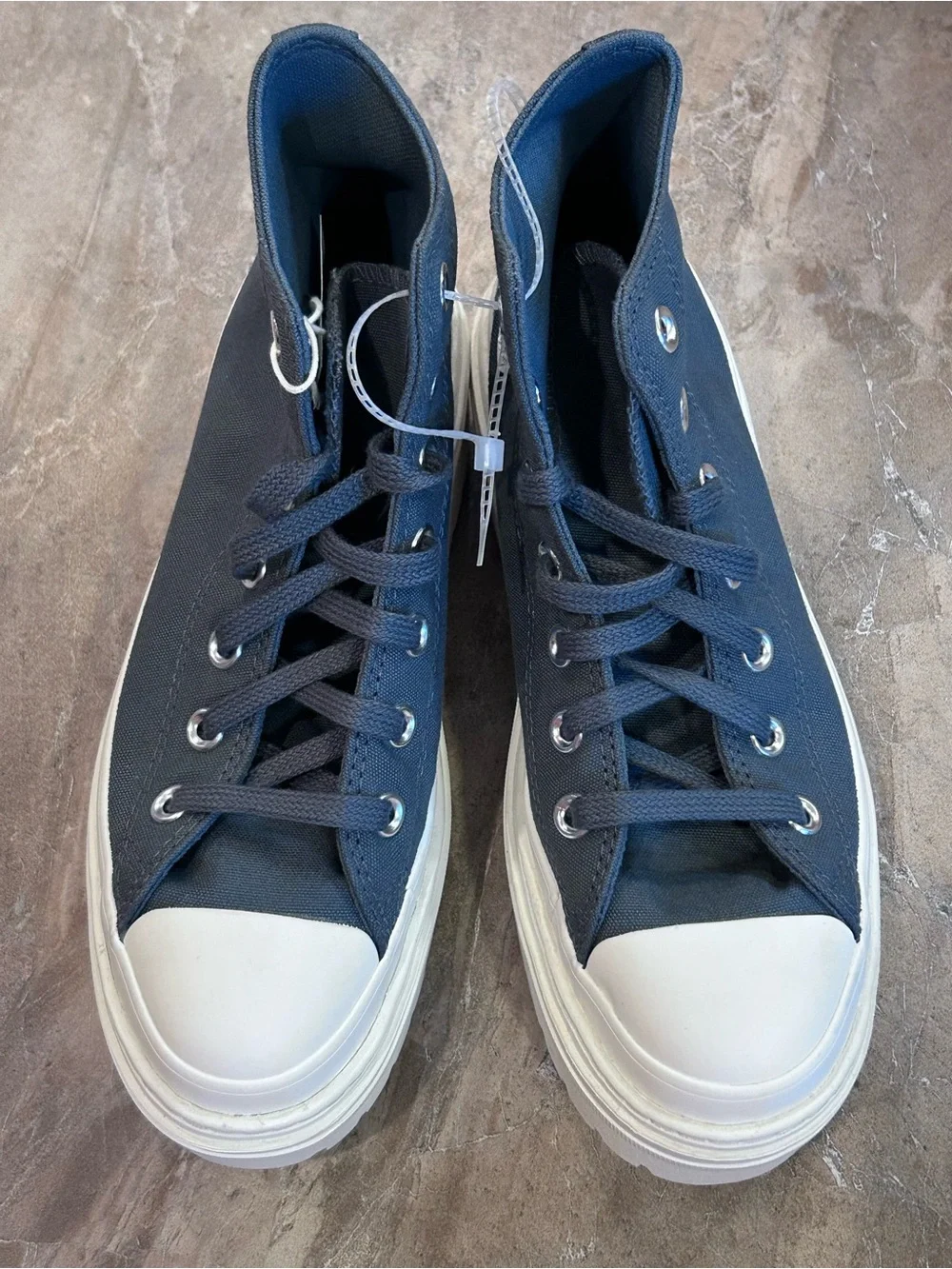 Converse CTAS Lugged Heel Hi Platform Shoes A10619C Women’s 7.5 Teal Green NEW